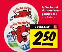 Nettorama La Vache qui rit smeerkaas- puntjes 45+ aanbieding