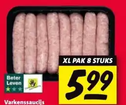 Nettorama Varkenssaucijs aanbieding