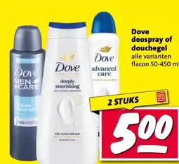 Nettorama Dove deospray of douchegel aanbieding