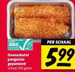 Nettorama Ovenschotel pangasius gepaneerd aanbieding