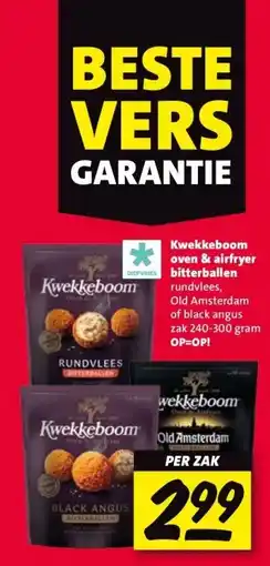 Nettorama Kwekkeboom oven & airfryer bitterballen aanbieding