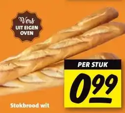 Nettorama Stokbrood wit aanbieding