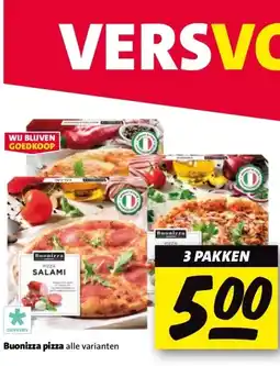 Nettorama Buonizza pizza alle varianten aanbieding