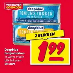 Nettorama Deepblue tonijnstukken aanbieding