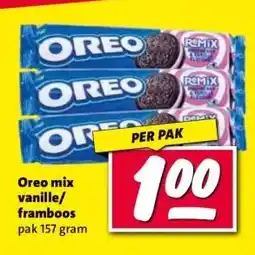 Nettorama Oreo mix vanille/ framboos aanbieding