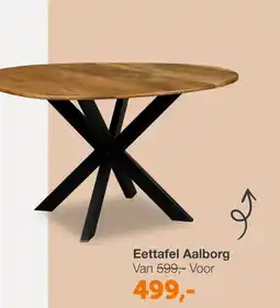 Woonexpress Eettafel Aalborg aanbieding