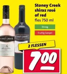 Nettorama Stoney Creek shiraz rosé of red aanbieding