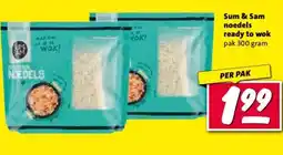 Nettorama Sum & Sam noedels ready to wok aanbieding