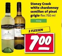 Nettorama Stoney Creek white chardonnay semillon of pinot grigio aanbieding