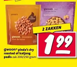 Nettorama gwoon° pinda's dry roasted of katjang pedis aanbieding