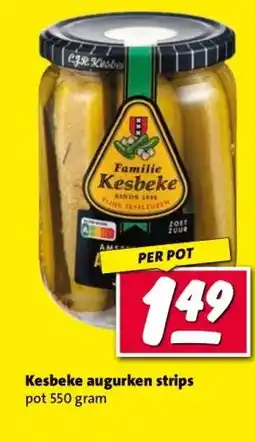Nettorama Kesbeke augurken strips aanbieding