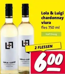 Nettorama Lola & Luigi chardonnay viura aanbieding