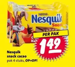 Nettorama Nesquik snack cacao aanbieding