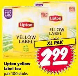 Nettorama Lipton yellow label tea aanbieding