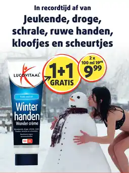 Lucovitaal Winter handen Wonder crème aanbieding
