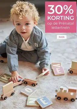 Prenatal op de Prénatal lettertrein aanbieding