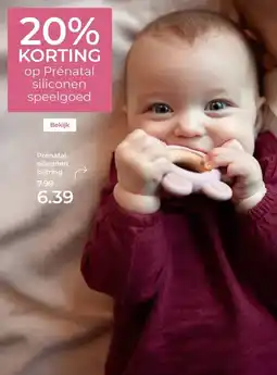 Prenatal op Prénatal siliconen speelgoed aanbieding