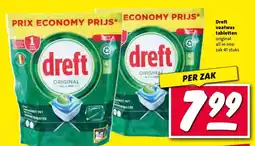 Nettorama Dreft vaatwas tabletten original all in one aanbieding