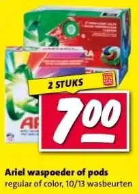 Nettorama Ariel waspoeder of pods aanbieding
