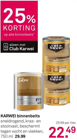 Karwei KARWEI binnenbeits aanbieding