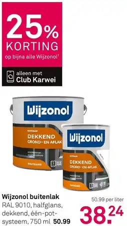 Karwei Wijzonol buitenlak aanbieding