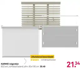 Karwei KARWEI rolgordijn aanbieding