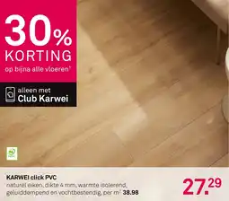 Karwei KARWEI click PVC aanbieding