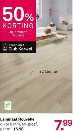 Karwei Laminaat Nouvelle aanbieding
