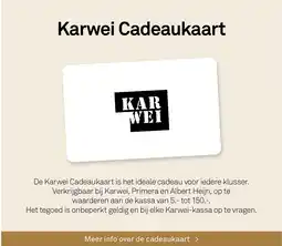 Karwei Karwei Cadeaukaart aanbieding