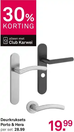 Karwei Deurkruksets Porto & Hera aanbieding