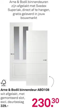 Karwei Arne & Bodil binnendeur ABD108 aanbieding