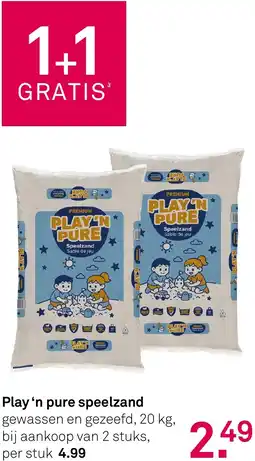 Karwei Play 'n pure speelzand aanbieding