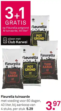 Karwei Fleurella tuinaarde aanbieding