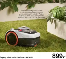 Karwei Segway robotmaaier Navimow 1206 AWD aanbieding