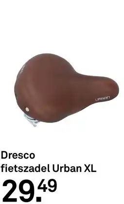 Karwei Dresco fietszadel Urban XL aanbieding