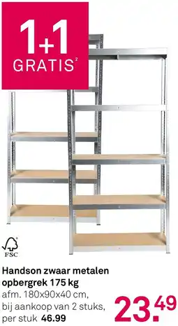 Karwei Handson zwaar metalen opbergrek aanbieding