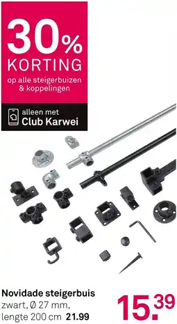 Karwei Novidade steigerbuis aanbieding