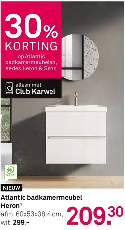 Karwei Atlantic badkamermeubel Heron¹ aanbieding