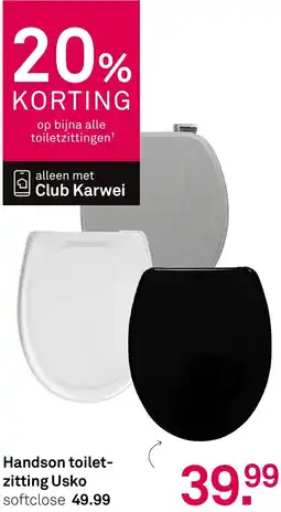 Karwei Handson toiletzitting Usko aanbieding