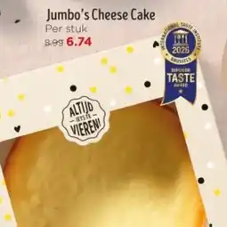 Jumbo Jumbo's Cheese Cake aanbieding