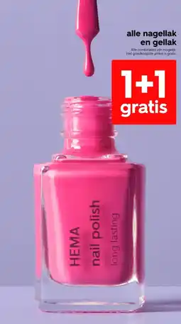 HEMA Alle nagellak en gellak aanbieding