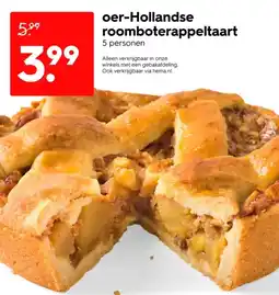 HEMA Oer-Hollandse roomboterappeltaart aanbieding