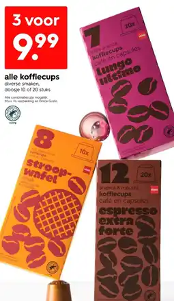 HEMA Alle koffiecups aanbieding