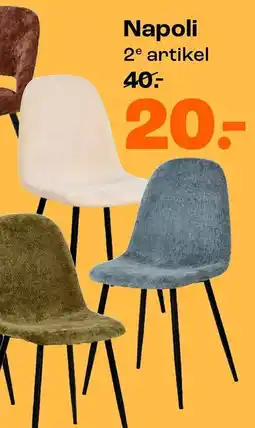 Kwantum Eetkamerstoel Napoli aanbieding
