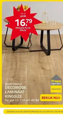 Praxis DECOMODE LAMINAAT KINGSIZE aanbieding