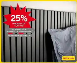 Praxis op Maestro Latt akoestische lattenwanden aanbieding