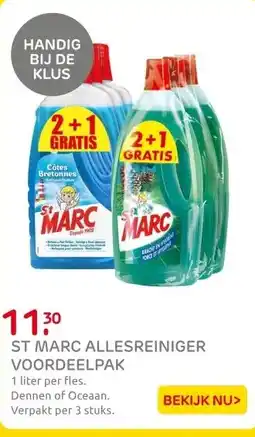 Praxis St Marc Dennen allesreiniger 2L + 1L aanbieding