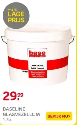 Praxis Baseline glasvezellijm 10kg aanbieding