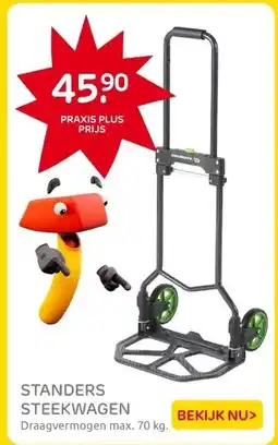 Praxis Standers Inklapbare steekwagen - 69x38cm aanbieding