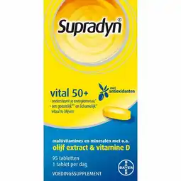 Plein.nl 1+1 gratis: Supradyn Vital 50+ 95 tabletten aanbieding